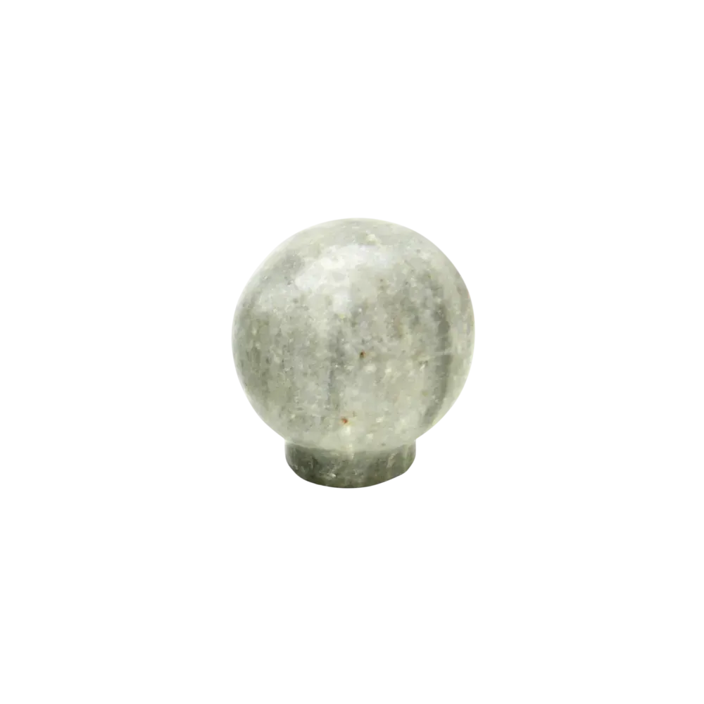 Bouton Boule Gris Ancien Mercerie - Résine, Lot 1 à 10 Pièces, Occasion
